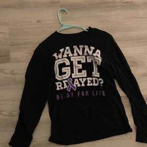 Relay for life cancer support love sleeve